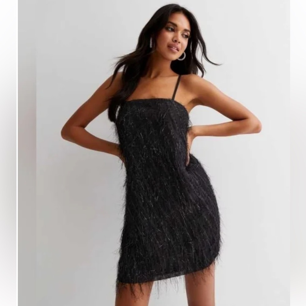 Bailey 44 Black Textured Mini Dress